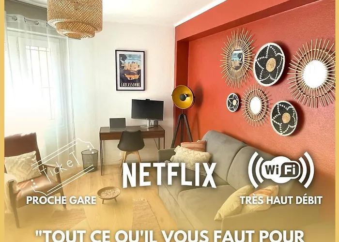 Au Coeur De Idéal Pour Petite Famille Et Couple Appartement Carcassonne
